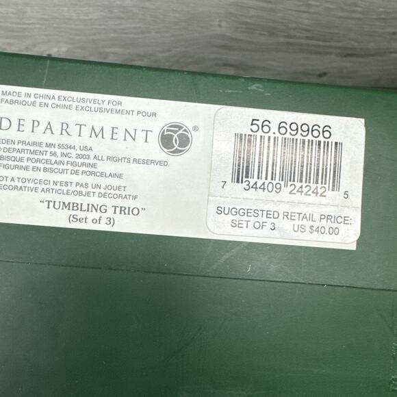 SnowBabies "Tumbling Trio" Starlight Games New in Box - Picture 2 of 8